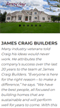 Mobile Screenshot of jamescraigbuilders.com